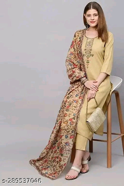 Cotton printed kurta set