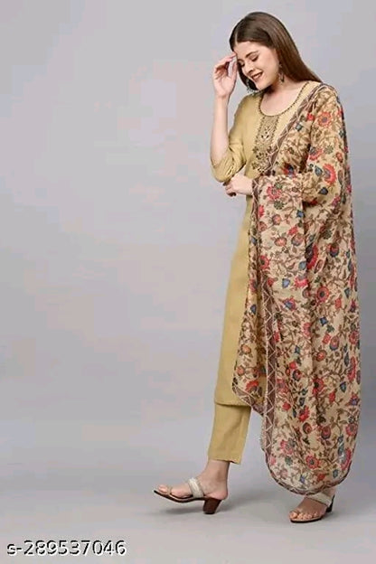 Cotton printed kurta set