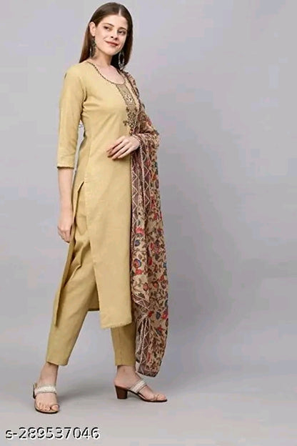 Cotton printed kurta set