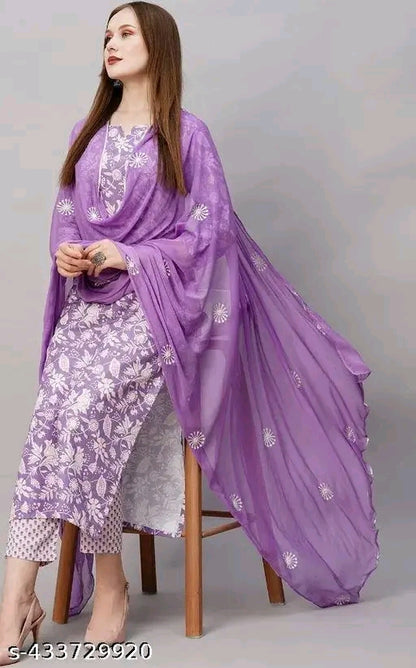 Dupatta set cotton set